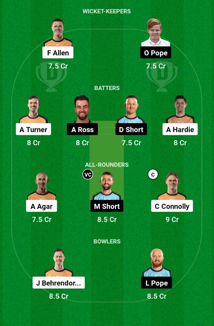 SCO Vs STR Dream11 Prediction Today Match 39 BBL 2024 25