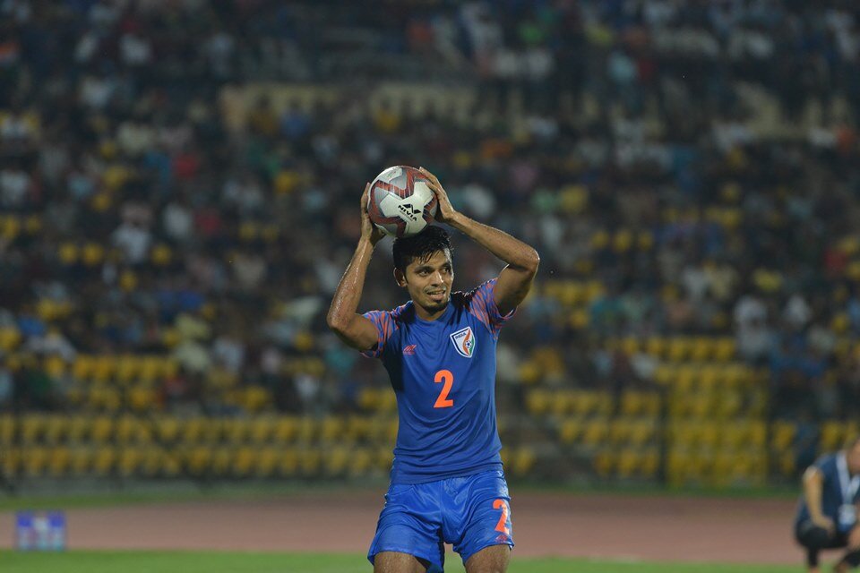 Rahul Bheke playing for India