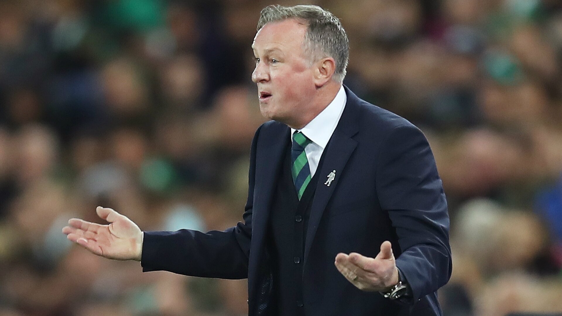 Michael O'Neill after Northern Ireland's loss against Netherlands