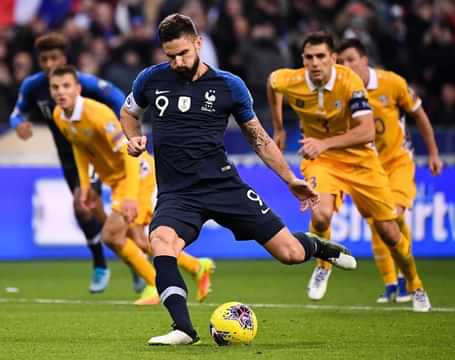 Olivier Giroud: Target is to top the Euro 2020 Qualifying group