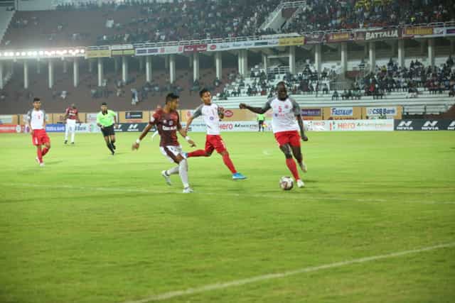 Ten-man Aizawl FC hold Gokulam Kerala to draw at home