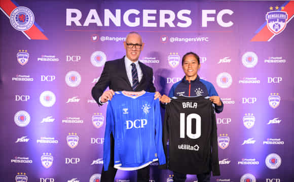 स्कॉटलैंड के बड़े क्लब रेंजर्स से जुड़ने वाली पहली एशियाई महिला बनी बाला देवी