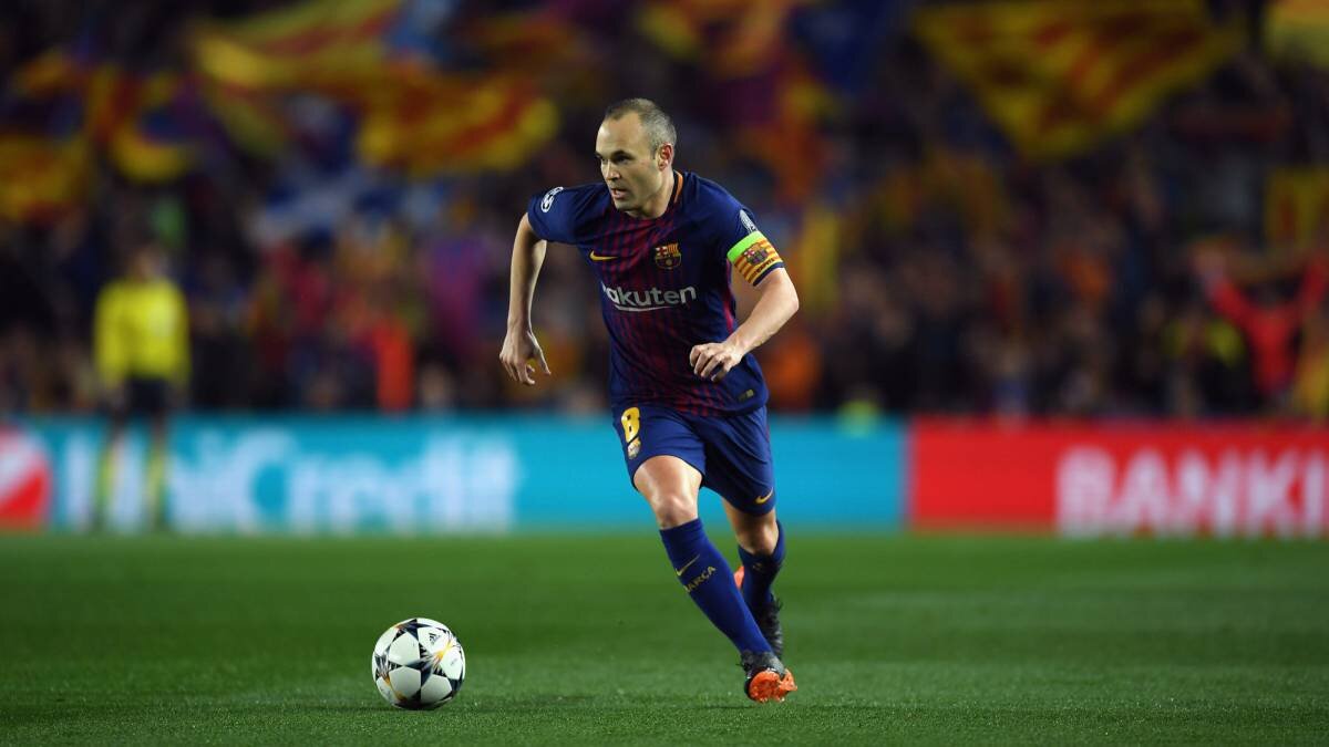 Andres Iniesta Football Red Card