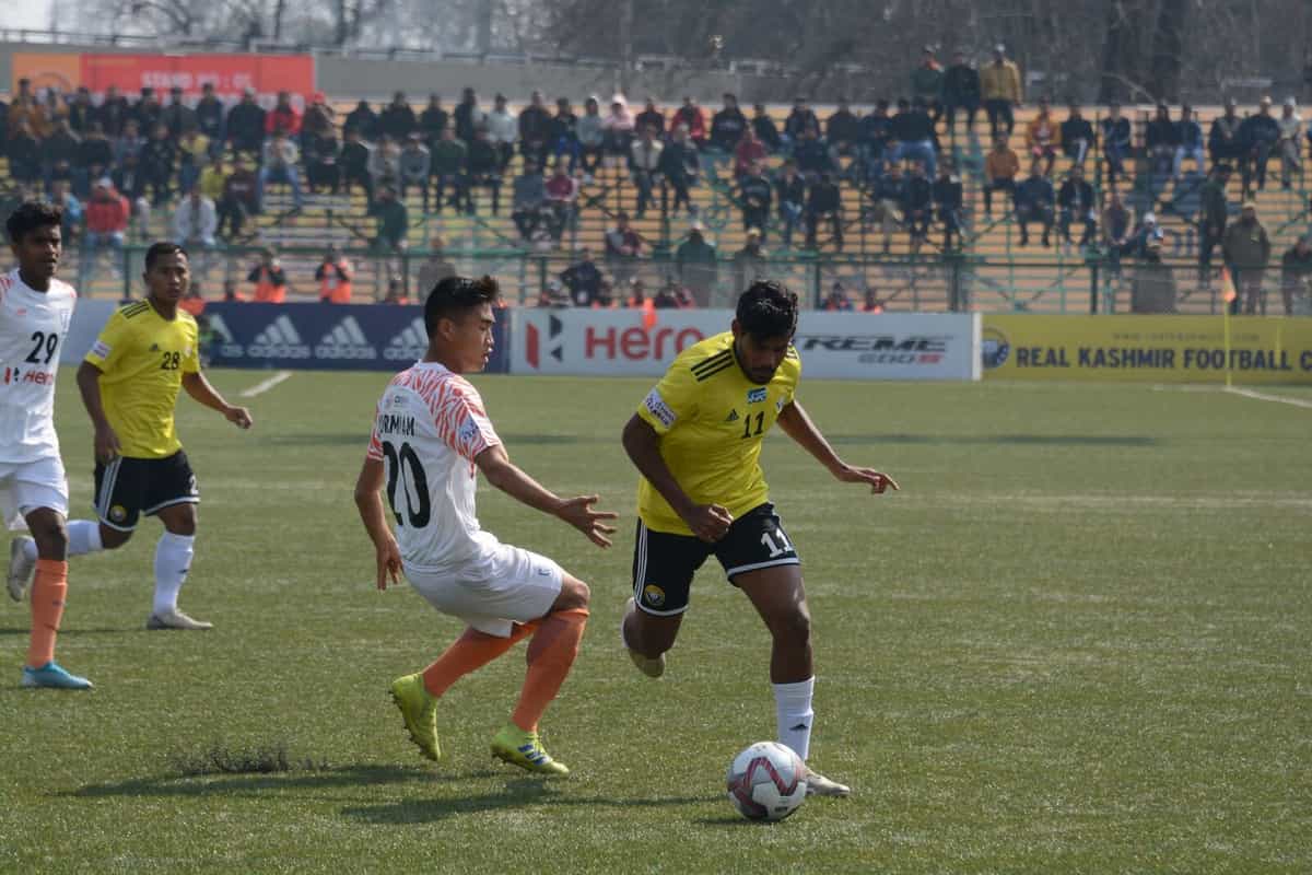 Real Kashmir FC pip Indian Arrows at home to leap up the table