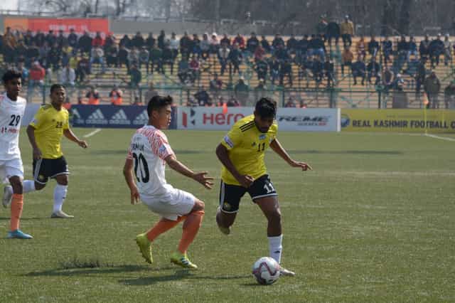 Real Kashmir FC pip Indian Arrows at home to leap up the table