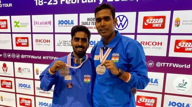 Sharath Kamal, Sathiyan Gnanasekaran win silver in Hungarian Open