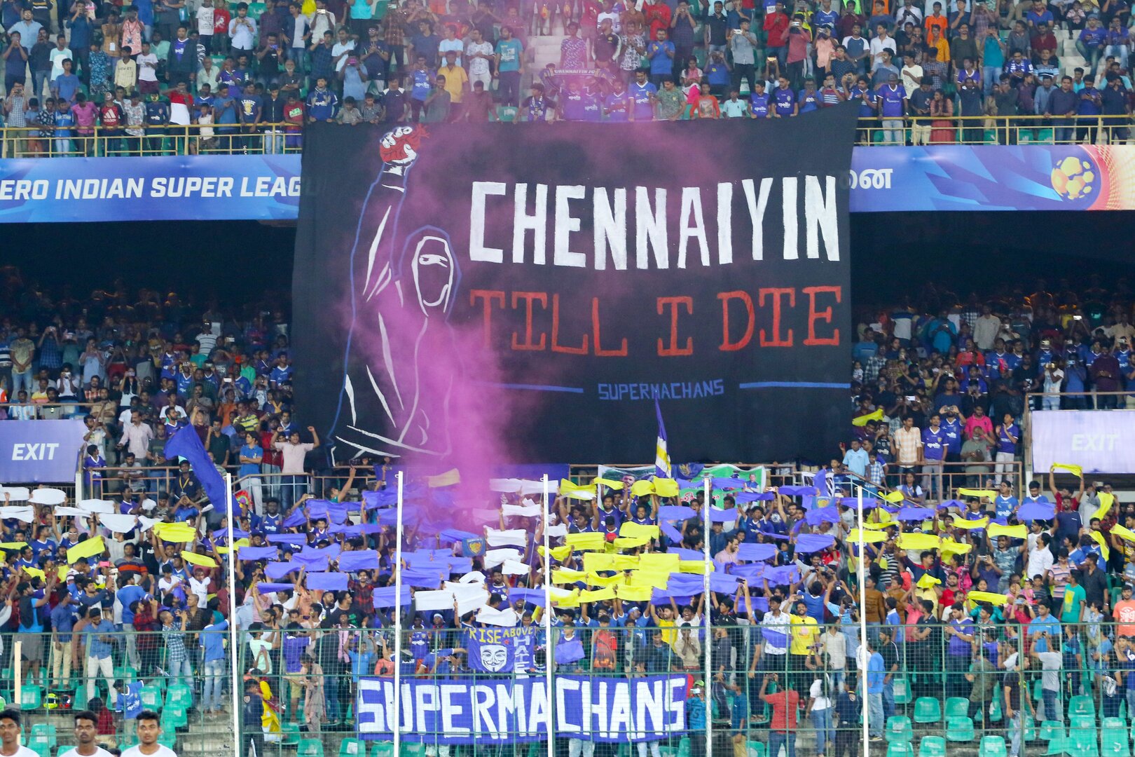 ISL 2019-20 Chennaiyin FC fans
