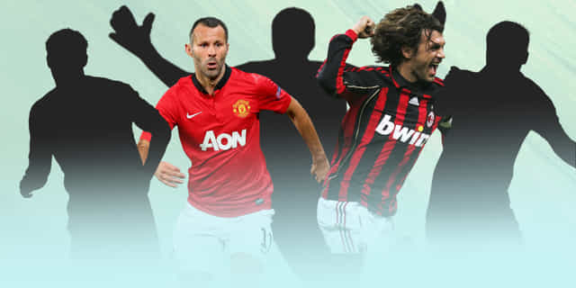 Five players with most number of appearances for one club