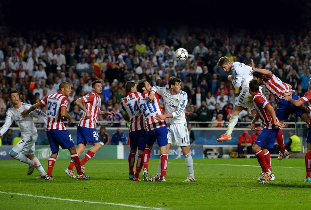 Injury Time Goal UEFA Champions League Sergio Ramos