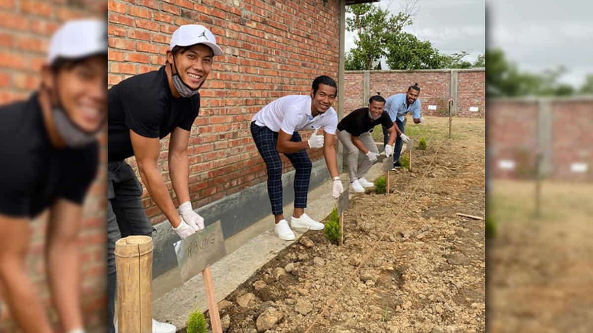 Renedy, Udanta, other Indian football stars execute afforestation in Imphal