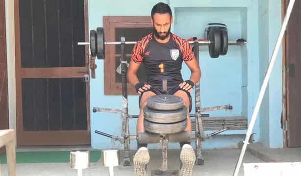 Prabhsukhan Gill, brother build 'homemade gym' to maintain fitness levels