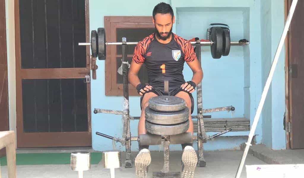Prabhsukhan Gill, brother build 'homemade gym' to maintain fitness levels
