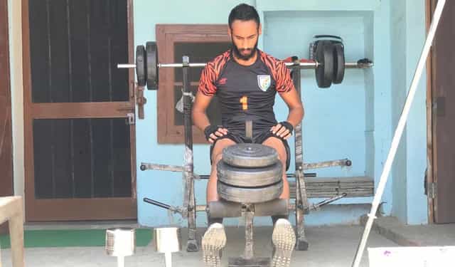 Prabhsukhan Gill, brother build 'homemade gym' to maintain fitness levels