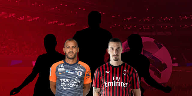 Top five current oldest outfield players in elite European leagues