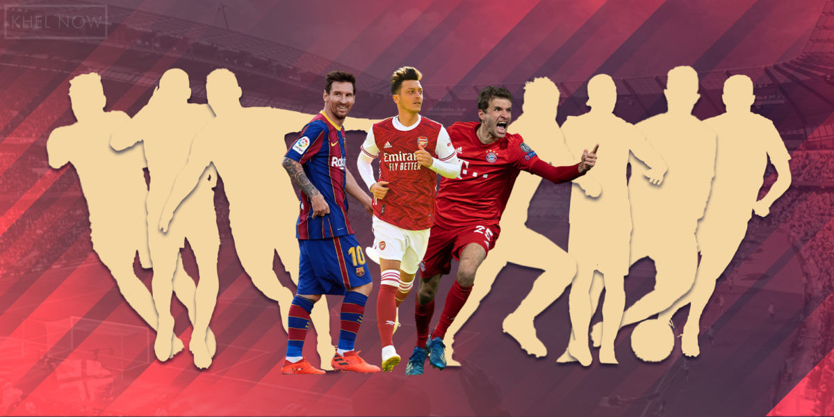 Top ten players with most assists in football history