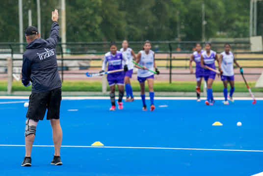Argentina B secure 2-1 win against Indian women's hockey team