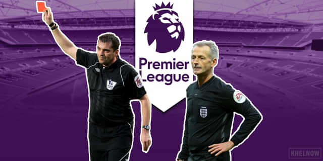 Top five referees who have officiated the most Premier League games