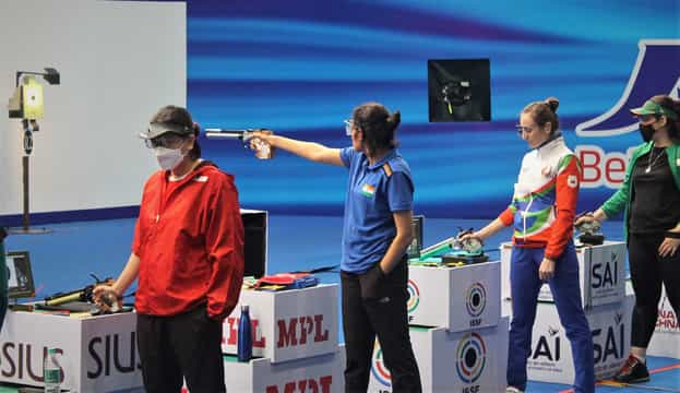 ISSF World Cup: Indian teams clinch gold in Air Pistol team event