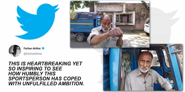 Boxing coach drives auto to survive, Farhan Akhtar comes out to support