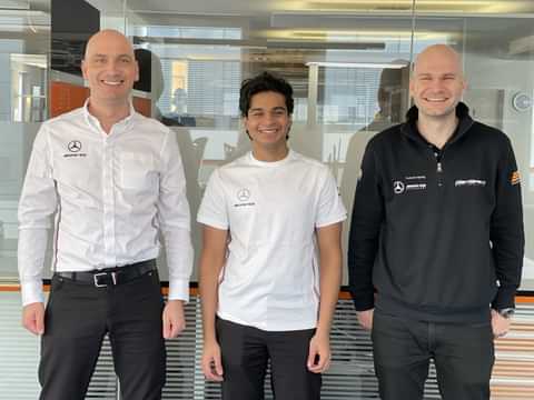 Arjun Maini expresses excitement in driving Mercedes AMG GT3 in DTM