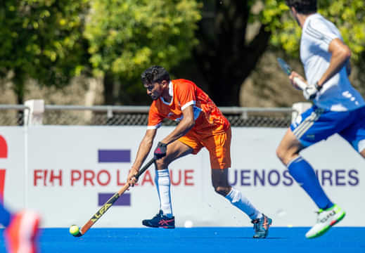 "Aiming for Olympic gold," says Indian hockey midfielder Rajkumar Pal