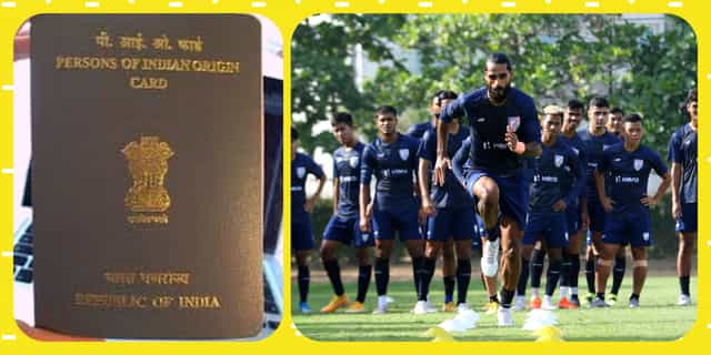 How can PIO footballers become eligible to play for Indian football team?