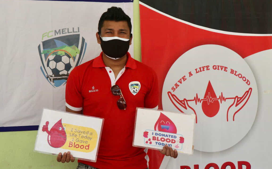 Nirmal Chhetri organizes blood donation drive in battle against COVID-19