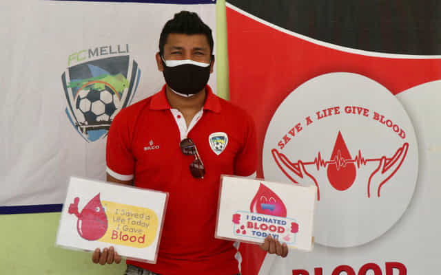 Nirmal Chhetri organizes blood donation drive in battle against COVID-19