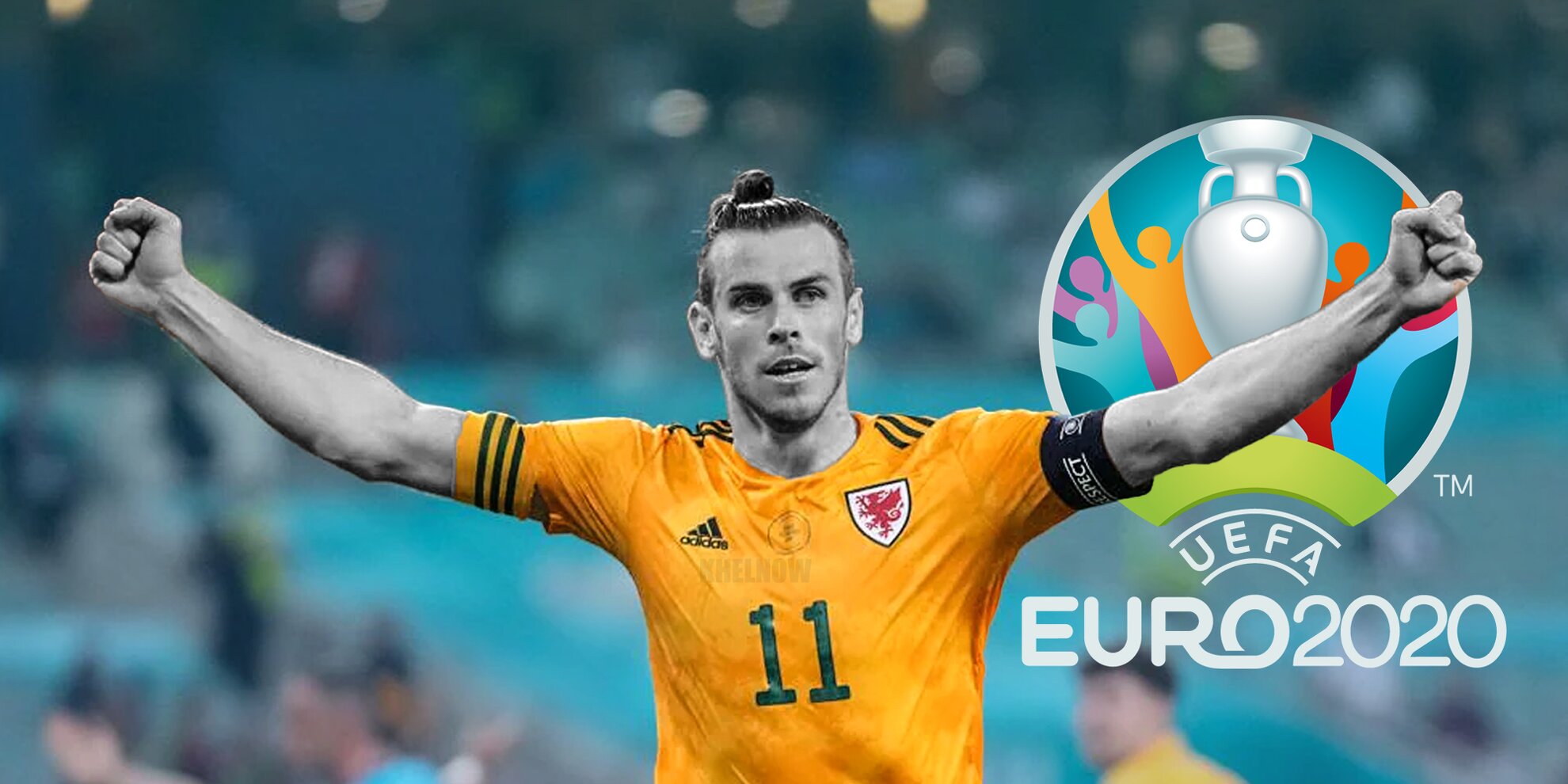 Garet Bale #11 Wales Soccer jersey Euro Cup 2021