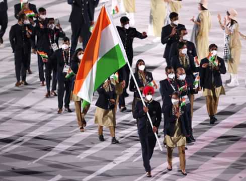 Tokyo Olympics opening ceremony: Mary Kom, Manpreet Singh lead India
