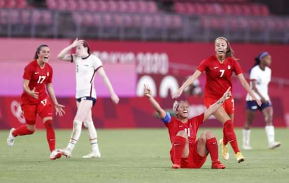 Football at Tokyo Olympics: Canada stun USWNT, setup Sweden finale