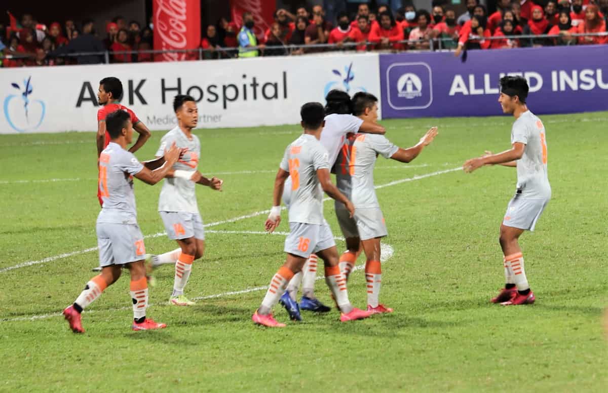 Sunil Chhetri's brace, Manvir Singh take India to SAFF Championship final