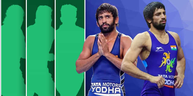 All Indian medal winners at U-23 World Wrestling Championships
