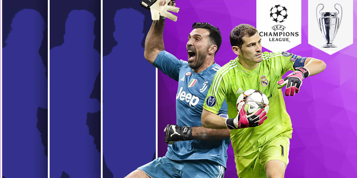 Top five goalkeepers with most UEFA Champions League appearances