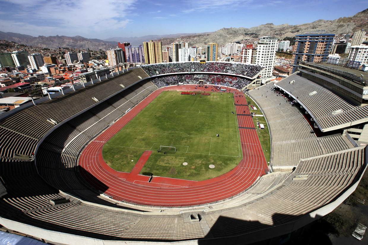 Top 10 highest altitude football stadiums in the world