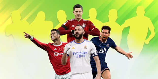 Who are the top 10 players with most goals in 2021?