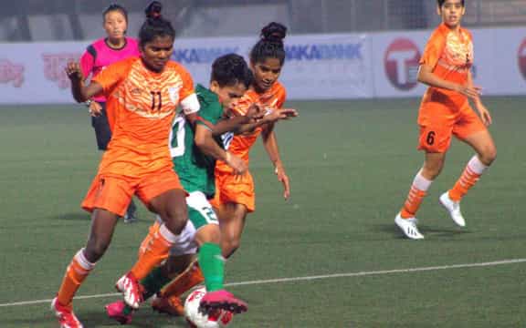 India lose to Bangladesh in SAFF U19 Women's Championship final