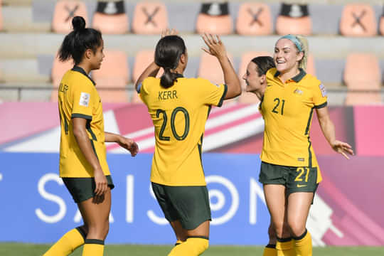 Sam Kerr nets five as Australia trounce Indonesia in Women's Asian Cup