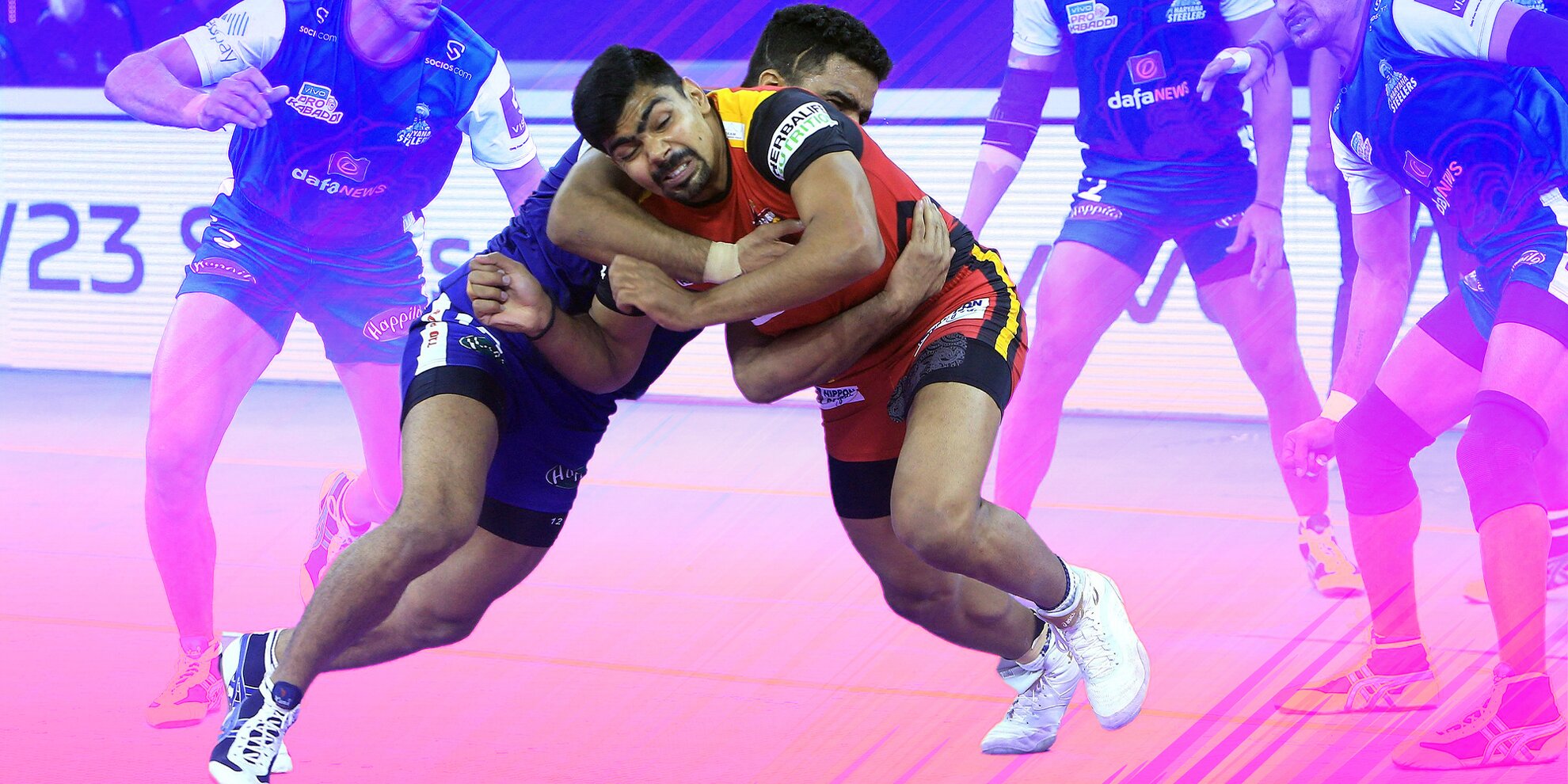 Pro Kabaddi League Top five players with most raid points in a match