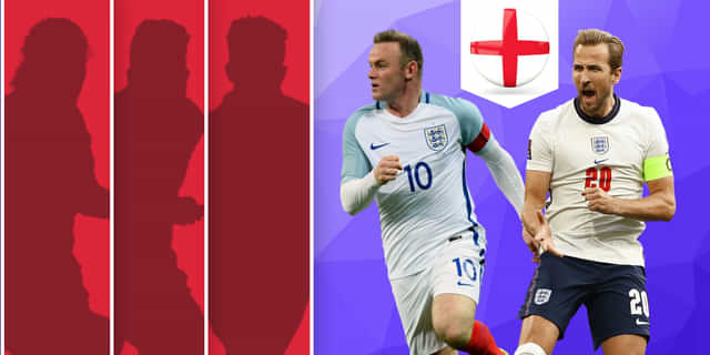 Top five highest goalscorers for the England national football team