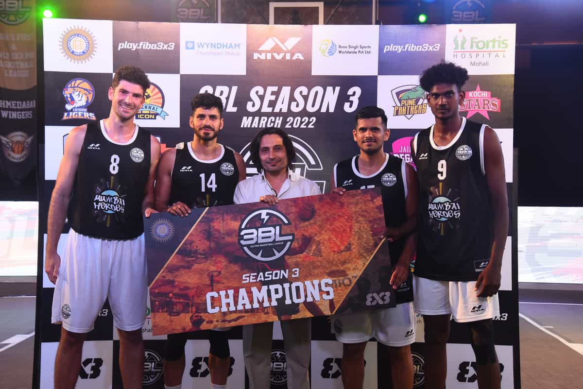 Mumbai Heroes clinch 3BL Men's Conference A Round 2 Title