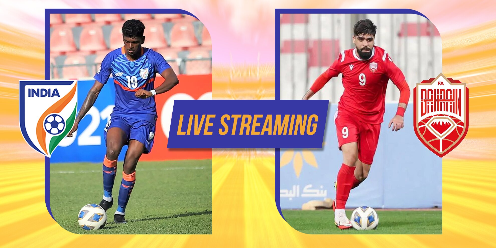 India vs Bahrain Live Streaming