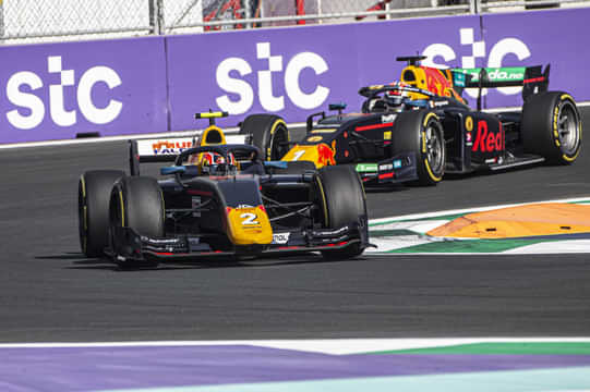 Jehan Daruvala finishes on podium in Jeddah with a great comeback