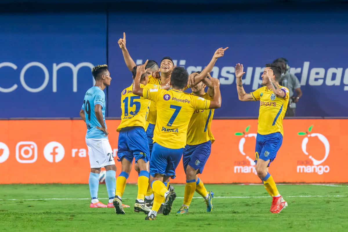 Kerala Blasters thrash Mumbai City to climb to fourth place