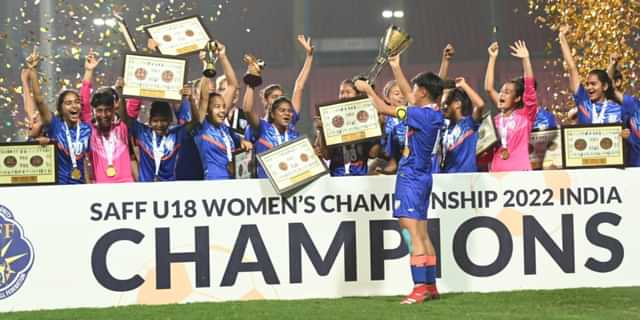 India clinch maiden SAFF U-18 Women's Championship title