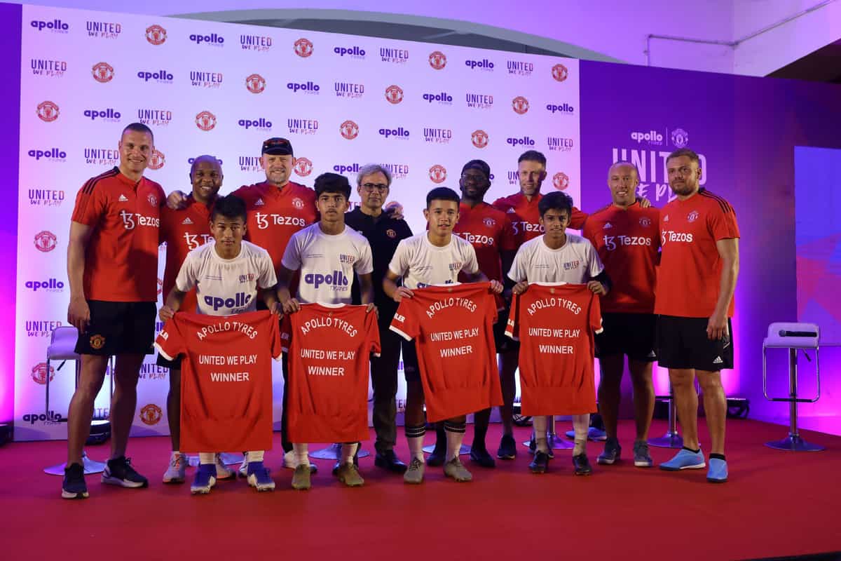 Seven Manchester United legends attended the finals of United We Play