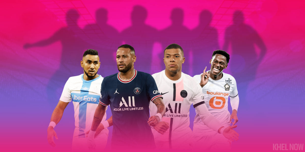 Top 10 goalscorers in Ligue 1 in 202122 season