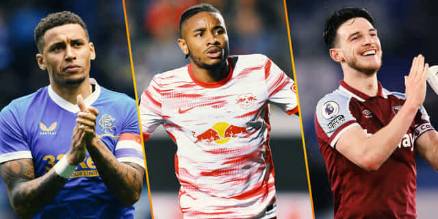 Nkunku, Rice leads UEFA Europa League 2021-22 Team of the Season