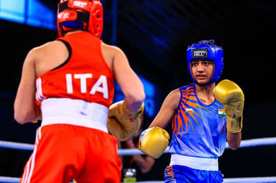India’s Nitu shines on debut in Women’s World Boxing Championships