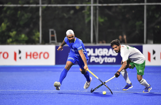 A late equaliser from Pakistan holds India to a draw at Hockey Asia Cup